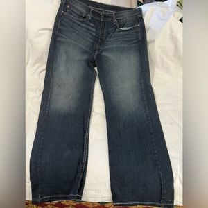 LEVI’S MENS 505 DENIM JEANS TAG SIZE 38 X 30   #53